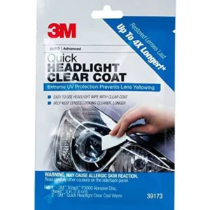 3M 1 Pack Quick Headlight Clear Coat, 39173